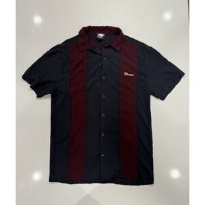 The Simpsons Homer Simpson Bowling Button Up Shirt Size‎ Small